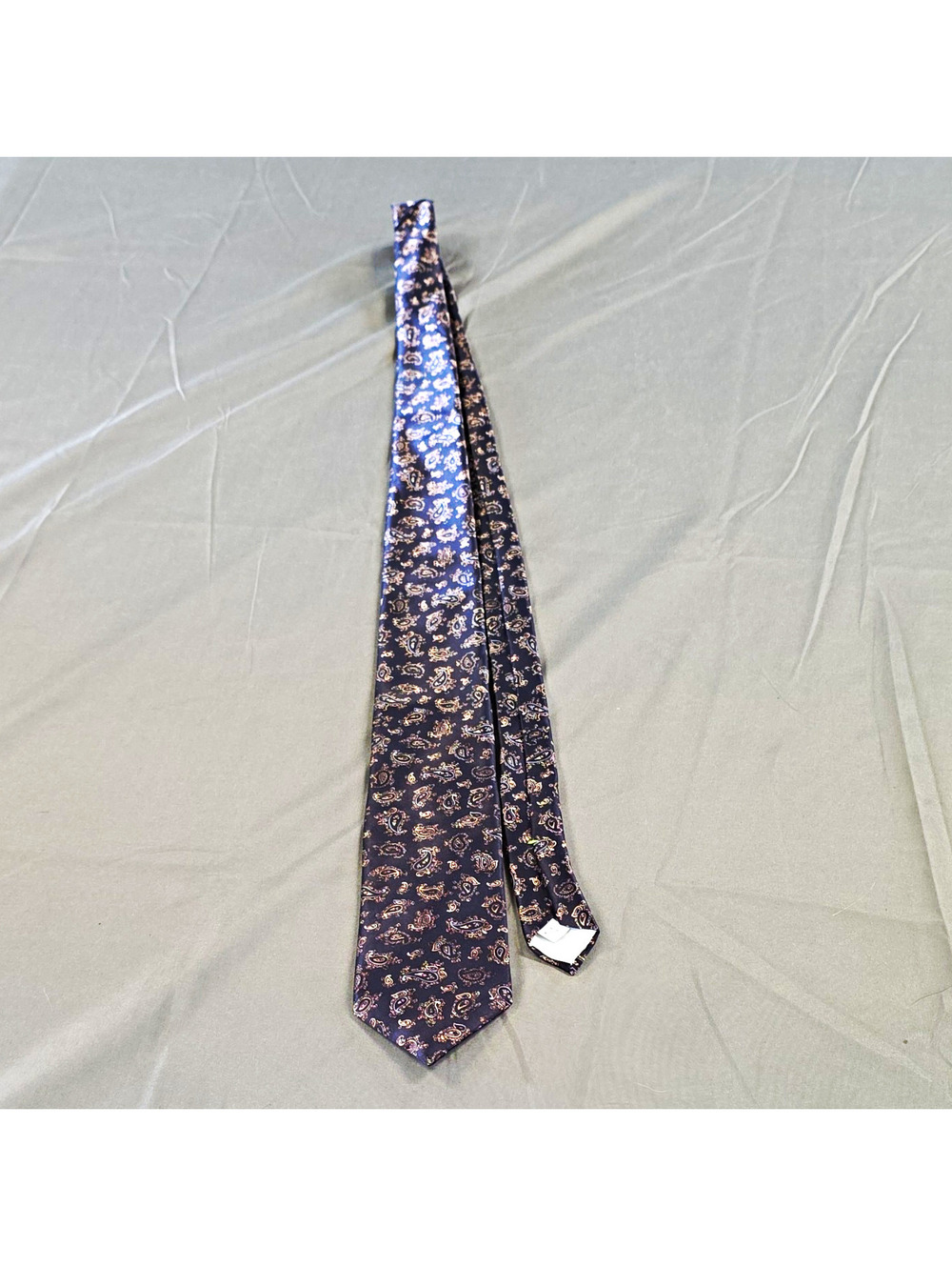 Alan St. George Men's Paisley 100% Triacetate Pointed Tie